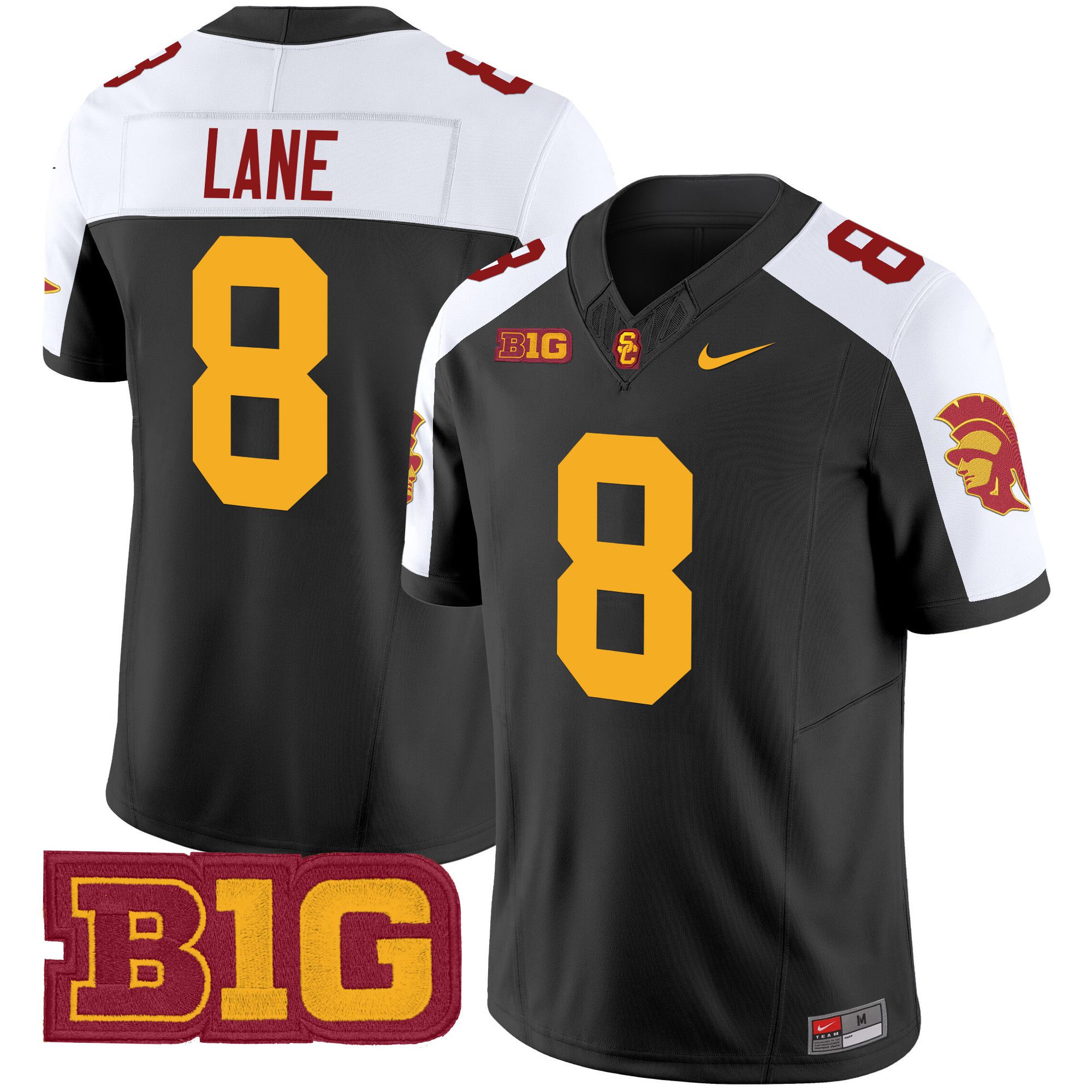 Men USC Trojans #8 Lane Black Nike 2024 Vapor Limited NCAA Jersey